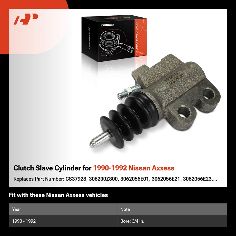 Clutch Slave Cylinder for 1990-1992 Nissan Axxess