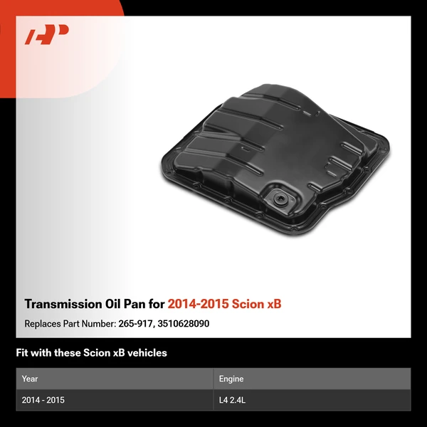 Transmission Oil Pan for 2014-2015 Scion xB