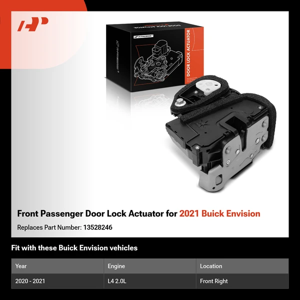 Front Passenger Door Lock Actuator for 2021 Buick Envision