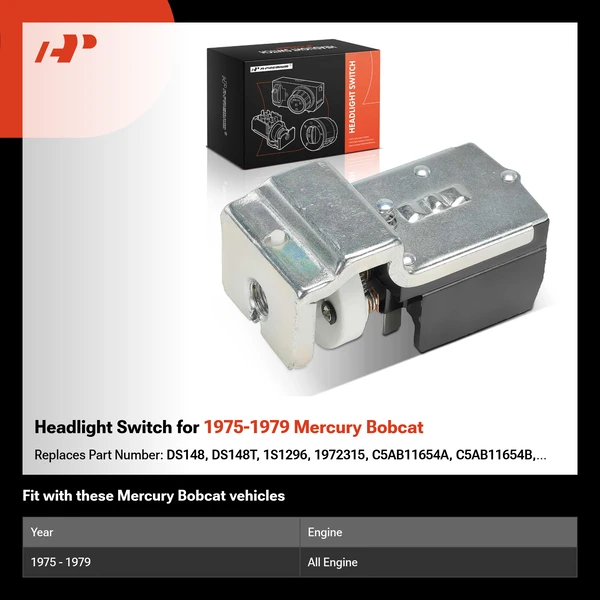 Headlight Switch for 1975-1979 Mercury Bobcat