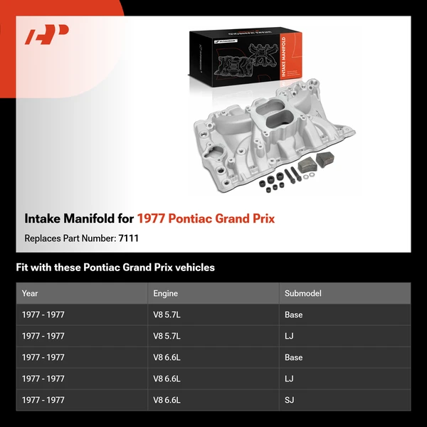 Intake Manifold for 1977 Pontiac Grand Prix
