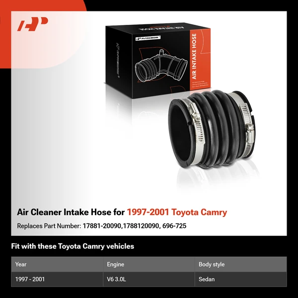Air Cleaner Intake Hose for 1997-2001 Toyota Camry