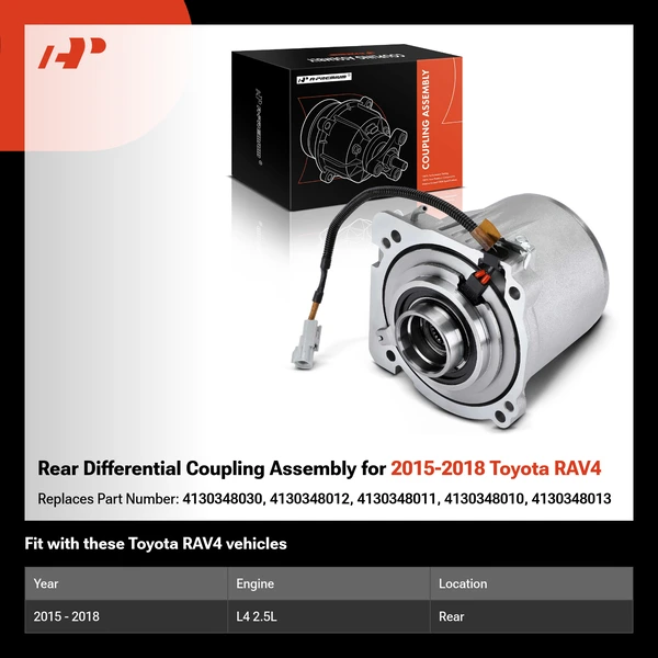 Rear Differential Coupling Assembly for 2015-2018 Toyota RAV4