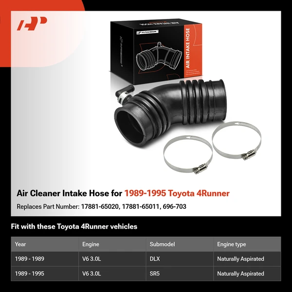 Air Cleaner Intake Hose for 1989-1995 Toyota 4Runner