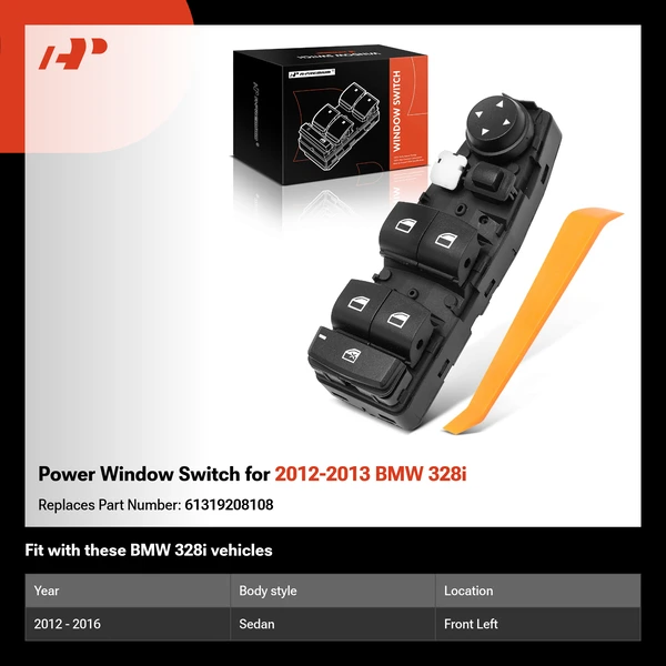 Power Window Switch for 2012-2013 BMW 328i