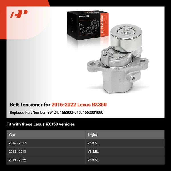 Belt Tensioner for 2016-2022 Lexus RX350