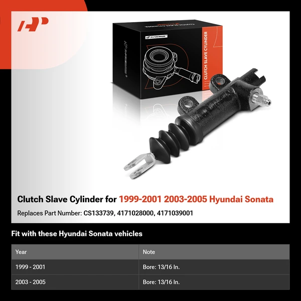 Clutch Slave Cylinder for 1999-2001 2003-2005 Hyundai Sonata
