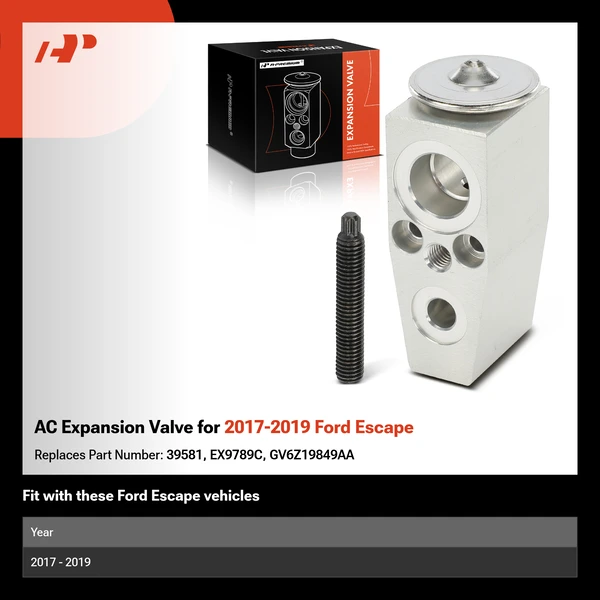AC Expansion Valve for 2017-2019 Ford Escape