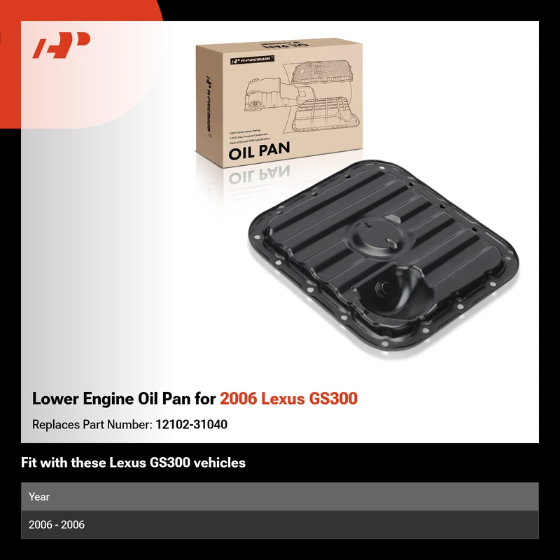 Lower Engine Oil Pan for 2006 Lexus GS300