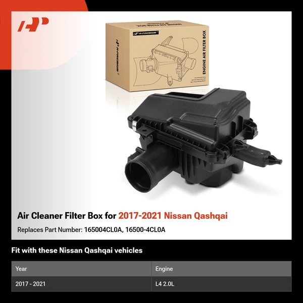 Air Cleaner Filter Box for 2017-2021 Nissan Qashqai
