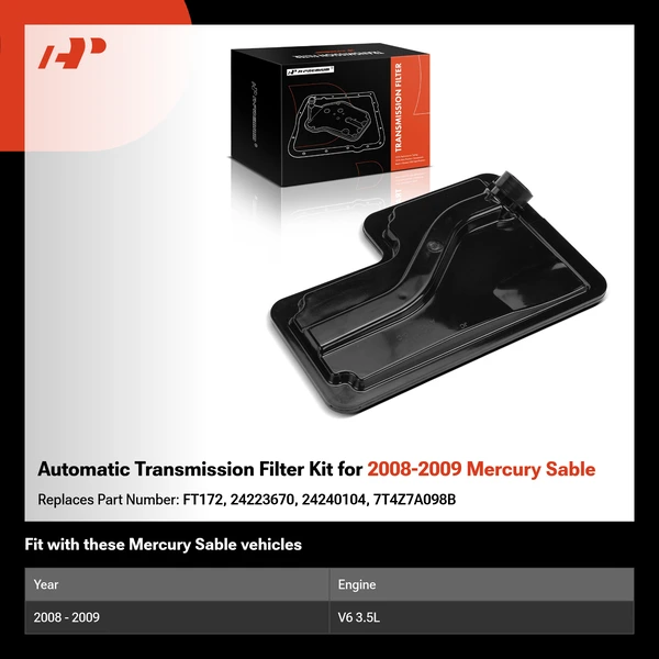 Automatic Transmission Filter Kit for 2008-2009 Mercury Sable