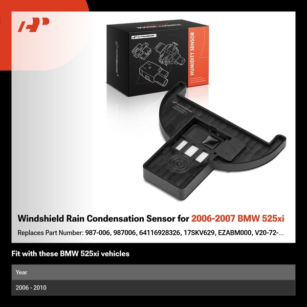 Windshield Rain Condensation Sensor for 2006-2007 BMW 525xi