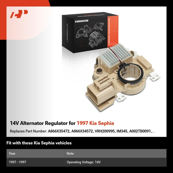 14V Alternator Regulator for 1997 Kia Sephia