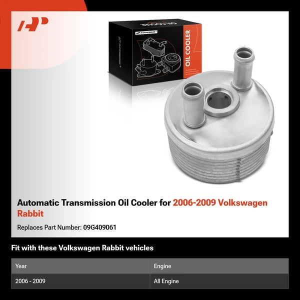 Automatic Transmission Oil Cooler for 2006-2009 Volkswagen Rabbit