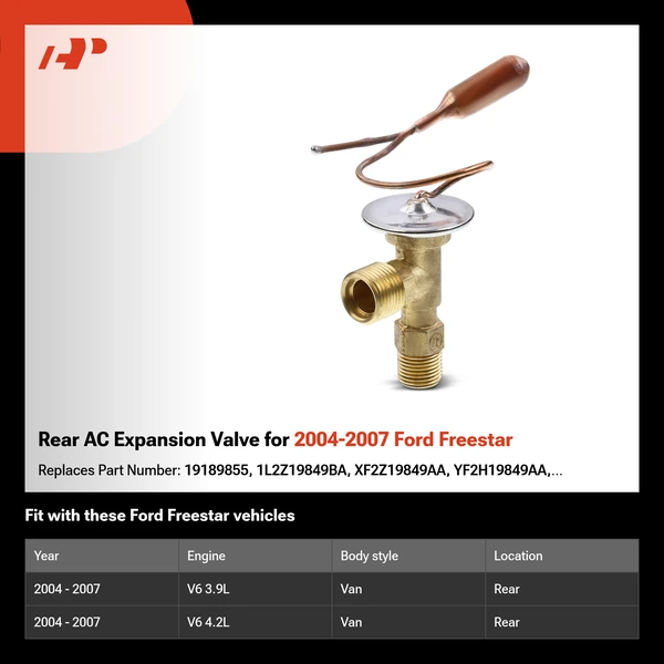 Rear AC Expansion Valve for 2004-2007 Ford Freestar