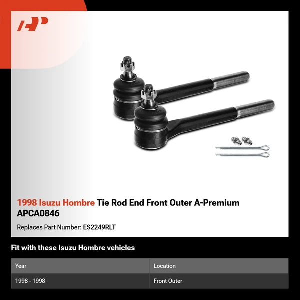 1998 Isuzu Hombre Tie Rod End Front Outer A-Premium APCA0846
