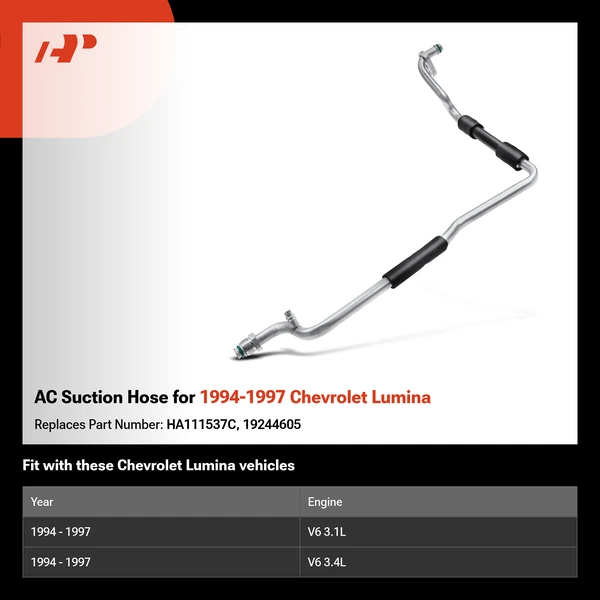 AC Suction Hose for 1994-1997 Chevrolet Lumina
