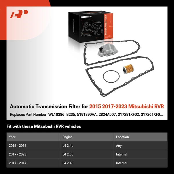Automatic Transmission Filter for 2015 2017-2023 Mitsubishi RVR
