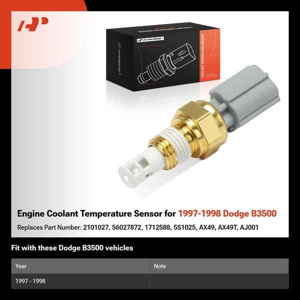 Engine Coolant Temperature Sensor for 1997-1998 Dodge B3500