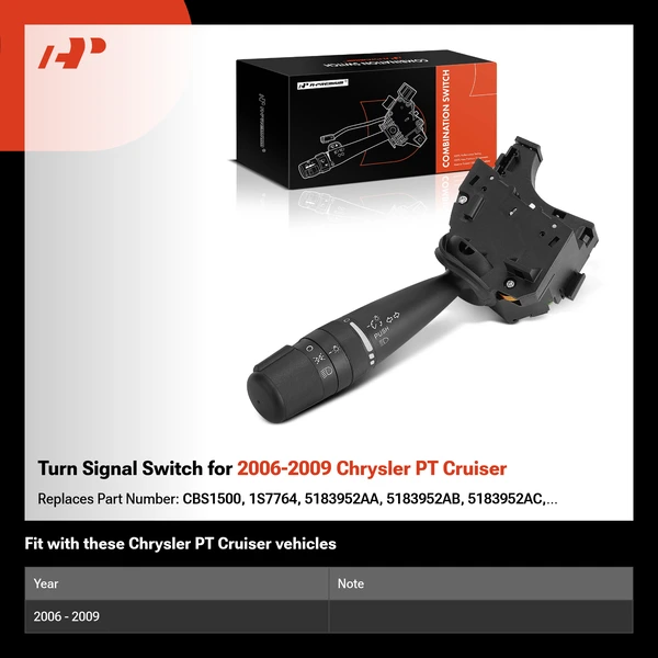 Turn Signal Switch for 2006-2009 Chrysler PT Cruiser