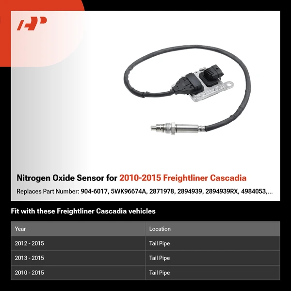 Nitrogen Oxide Sensor for 2010-2015 Freightliner Cascadia