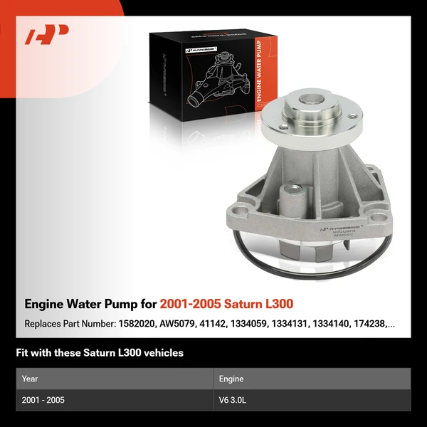 Engine Water Pump for 2001-2005 Saturn L300
