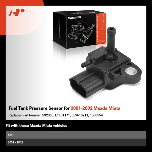 Fuel Tank Pressure Sensor for 2001-2002 Mazda Miata