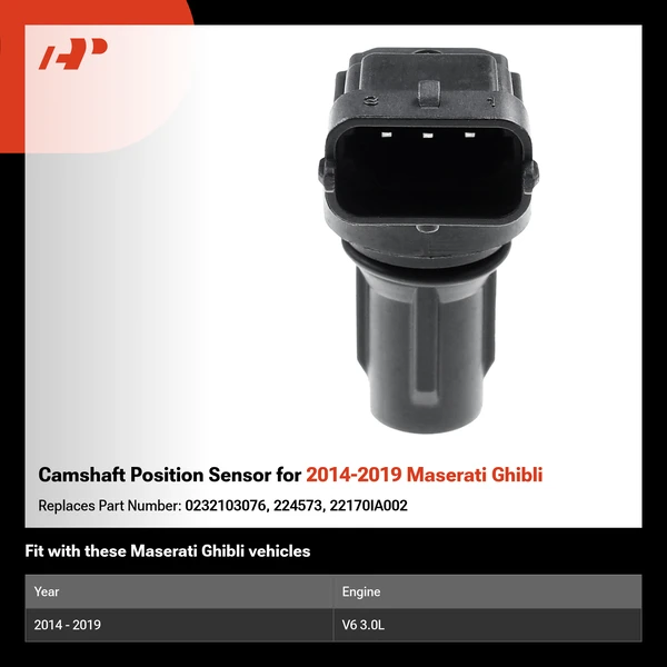 Camshaft Position Sensor for 2014-2019 Maserati Ghibli