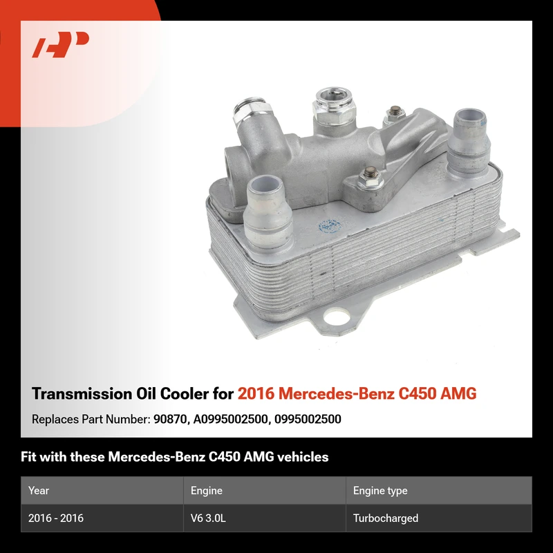 Transmission Oil Cooler for 2016 Mercedes-Benz C450 AMG