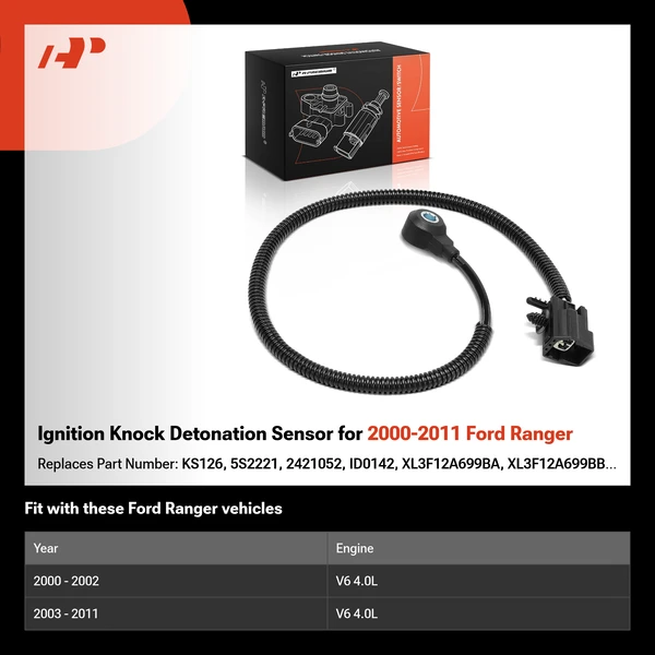 Ignition Knock Detonation Sensor for 2000-2011 Ford Ranger