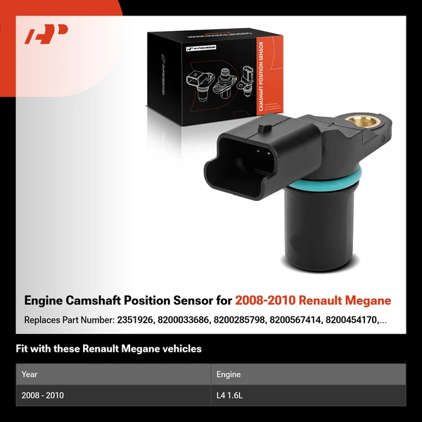 Engine Camshaft Position Sensor for 2008-2010 Renault Megane