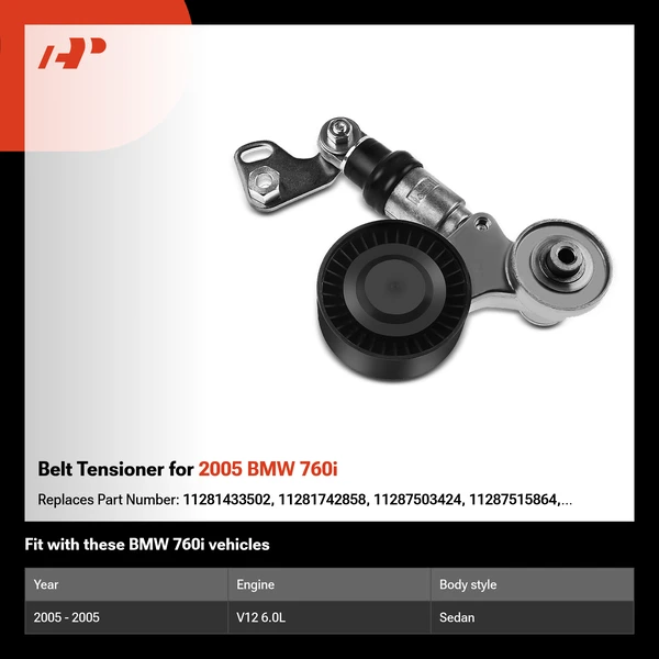 Belt Tensioner for 2005 BMW 760i