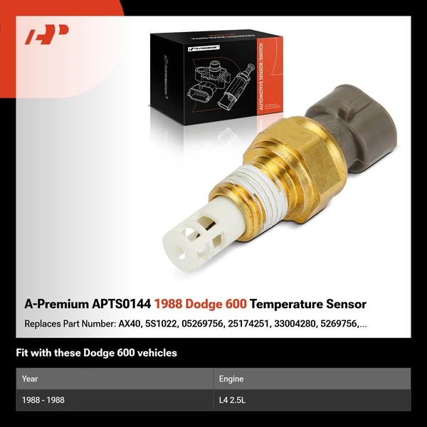 A-Premium APTS0144 1988 Dodge 600 Temperature Sensor
