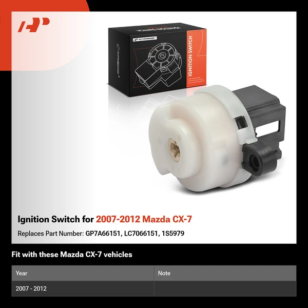 Ignition Switch for 2007-2012 Mazda CX-7