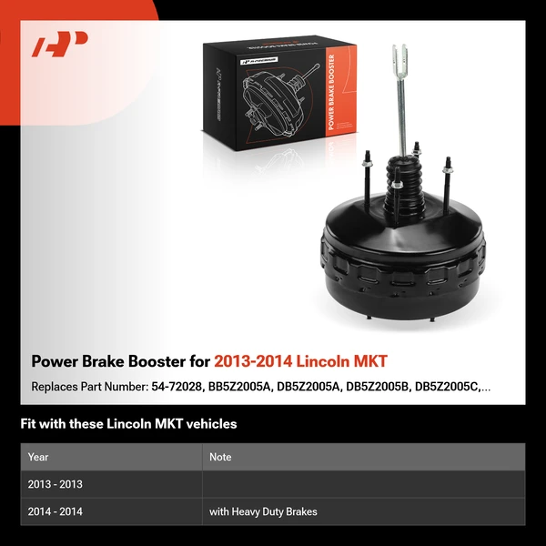 Power Brake Booster for 2013-2014 Lincoln MKT