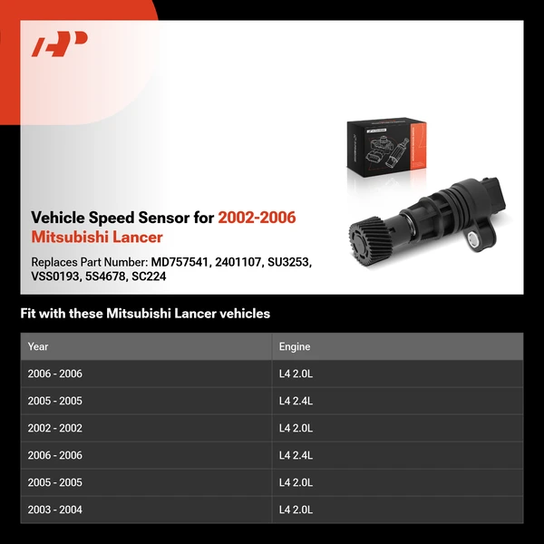 Vehicle Speed Sensor for 2002-2006 Mitsubishi Lancer