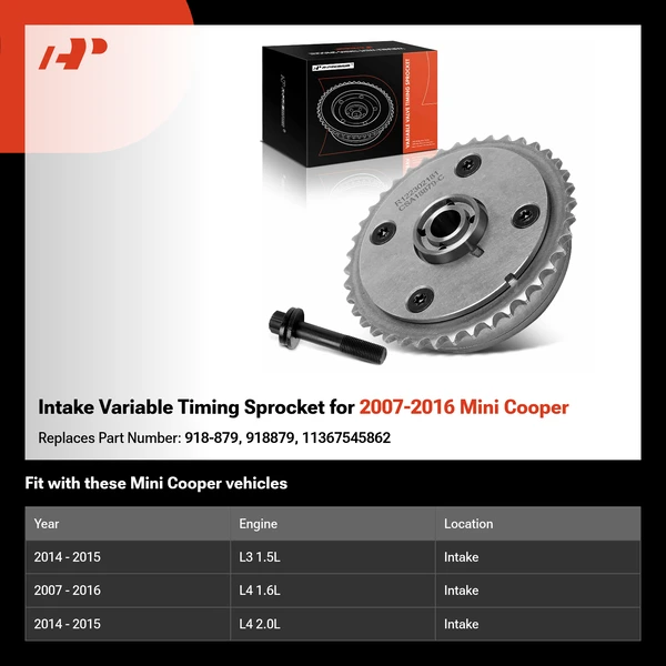 Intake Variable Timing Sprocket for 2007-2016 Mini Cooper