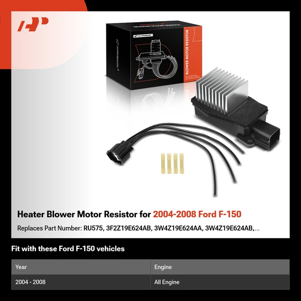 Heater Blower Motor Resistor for 2004-2008 Ford F-150