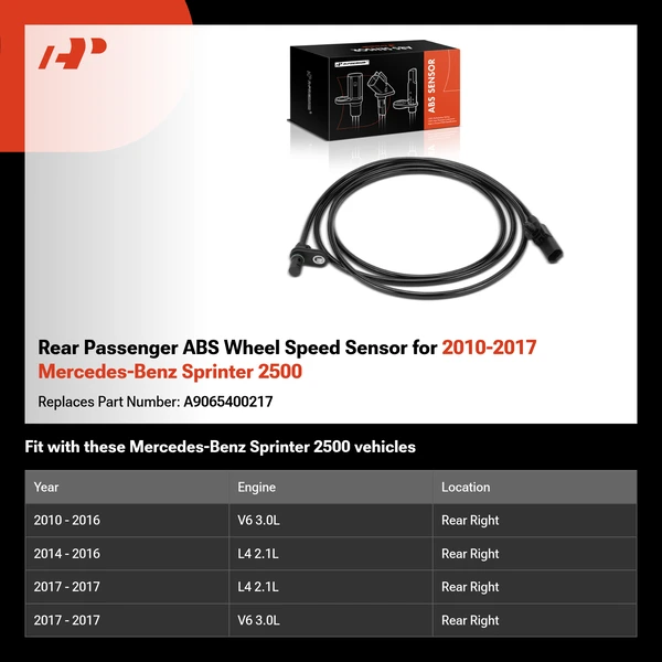 Front Driver ABS Wheel Speed Sensor for 2006-2011 Honda Civic