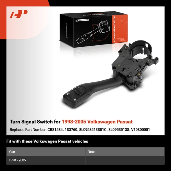 Turn Signal Switch for 1998-2005 Volkswagen Passat