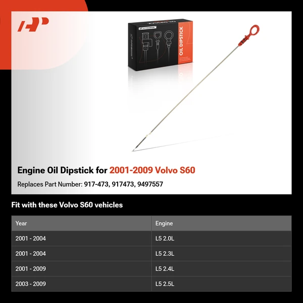 Engine Oil Dipstick for 2001-2009 Volvo S60