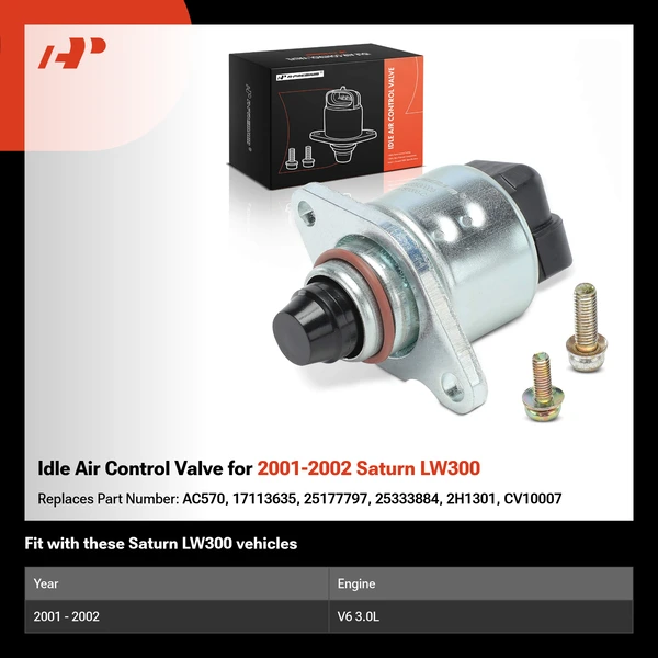 Idle Air Control Valve for 2001-2002 Saturn LW300