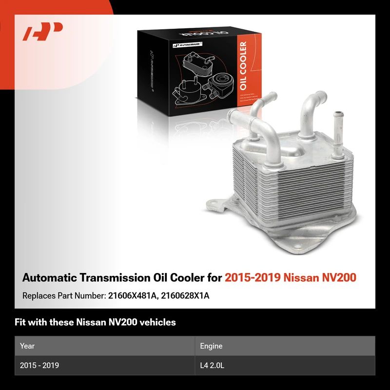 Automatic Transmission Oil Cooler for 2015-2019 Nissan NV200