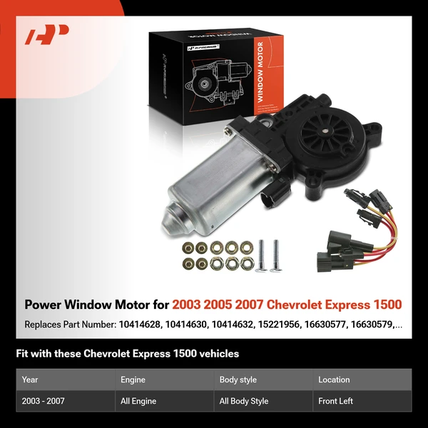 Power Window Motor for 2003 2005 2007 Chevrolet Express 1500