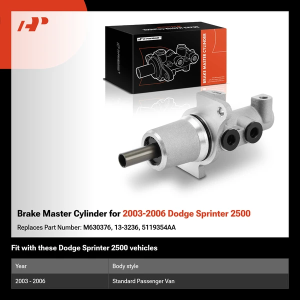 Brake Master Cylinder for 2003-2006 Dodge Sprinter 2500