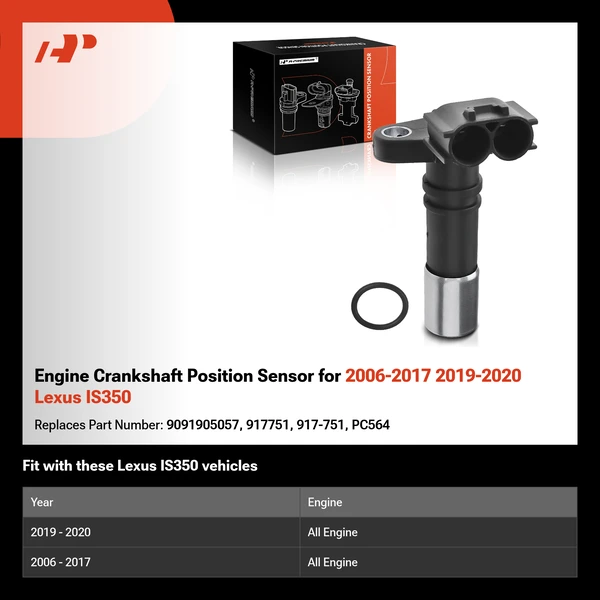 Engine Crankshaft Position Sensor for 2006-2017 2019-2020 Lexus IS350