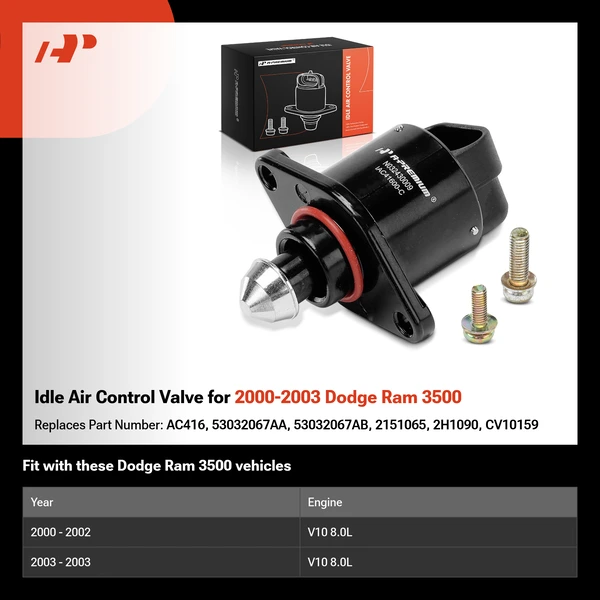 Idle Air Control Valve for 2000-2003 Dodge Ram 3500
