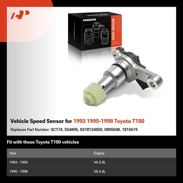 Vehicle Speed Sensor for 1993 1995-1998 Toyota T100