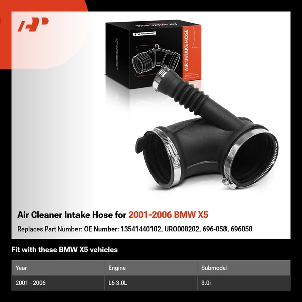 Air Cleaner Intake Hose for 2001-2006 BMW X5