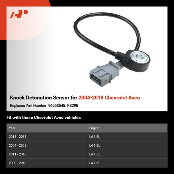 Knock Detonation Sensor for 2004-2018 Chevrolet Aveo